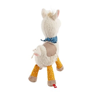 Pierwsza przytulanka patchworkowa Lama 29cm maskotka dla dzieci sigikid