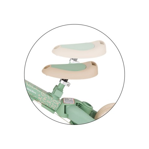 Petite&Mars Wielofunkcyjny rowerek trójkołowy 5w1 Turbo - Green twist
