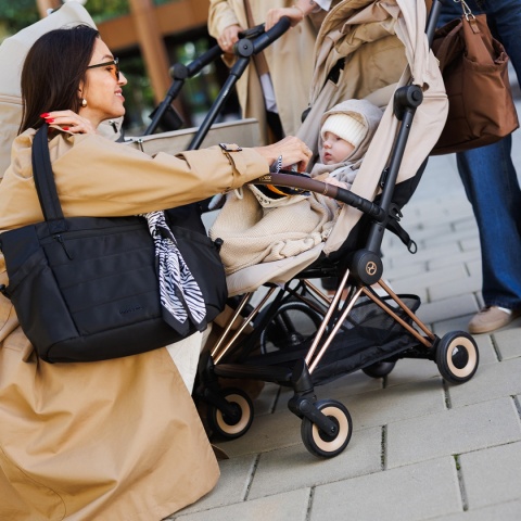 Babyono Torba dla mamy /do wózka CAMI czarna