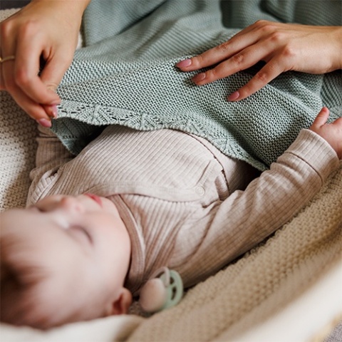 Babyono Kocyk bambusowy szałwiowy