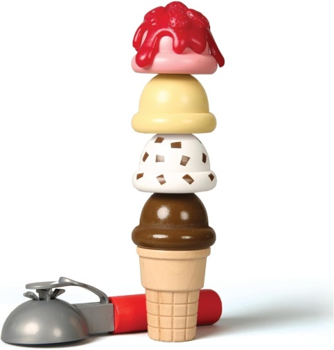 Drewniana lodziarnia Scoop & Serve Melissa & Doug 28 el.