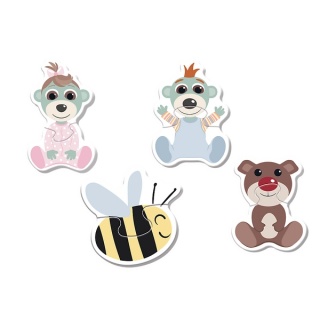 Trefl Puzzle Baby Classic Przyjacielskie Bobaski