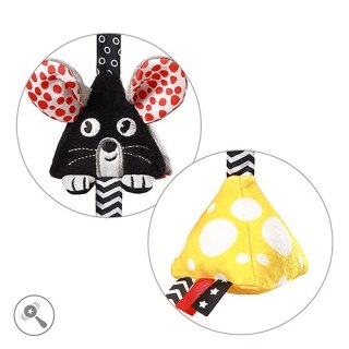 Babyono Zawieszka kontrastowa Mouse