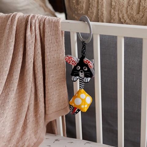 Babyono Zawieszka kontrastowa Mouse