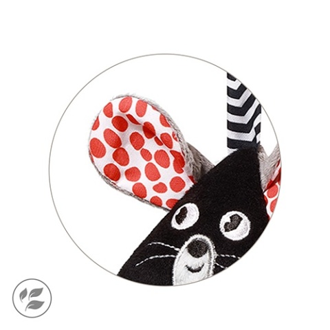 Babyono Karuzelka kontrastowa zawieszka do wózka Mouse