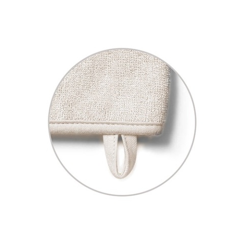 Babyono Bambusowa myjka kąpielowa Natural Bamboo jasny beż