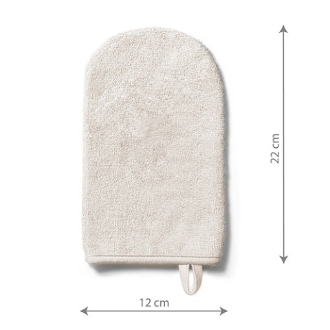 Babyono Bambusowa myjka kąpielowa Natural Bamboo jasny beż