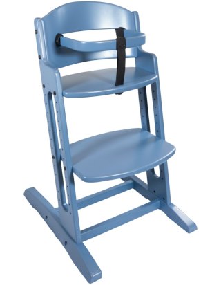 Baby Dan - Krzesełko do karmienia DANCHAIR, dusty blue
