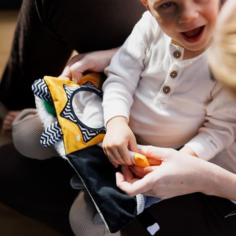 Babyono Książeczka kontrastowa Mouse