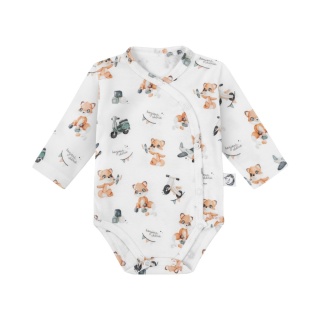 Body niemowlęce z długim rękawem 68 Retro Fox