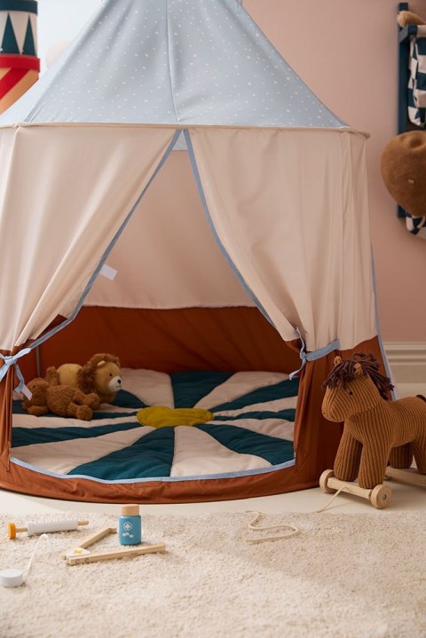 Kid's Concept - Mata do zabawy Circus, teal, niebieski