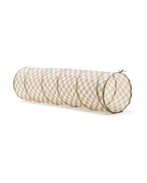 Kid's Concept - Tunel do zabawy w kratkę, khaki