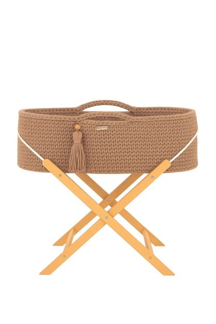 Kosz Mojżesza BOHO Handmade ze stojakiem sand