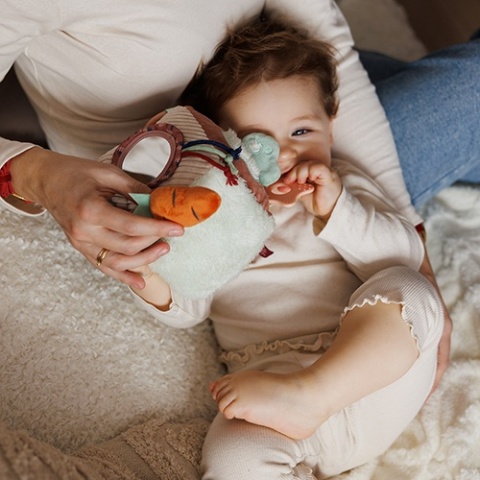 Babyono Kostka sensoryczna Rabbit Karo