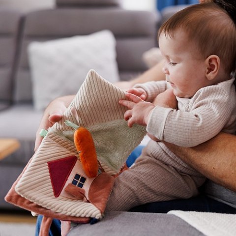 Babyono Książeczka sensoryczna Rabbit Karo
