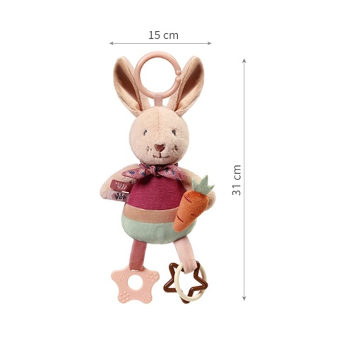 Babyono Zawieszka sensoryczna do wózka Rabbit Karo