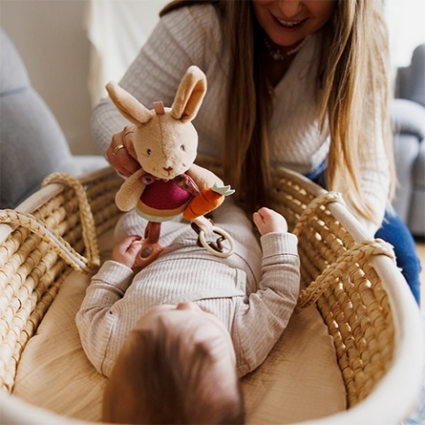 Babyono Zawieszka sensoryczna do wózka Rabbit Karo