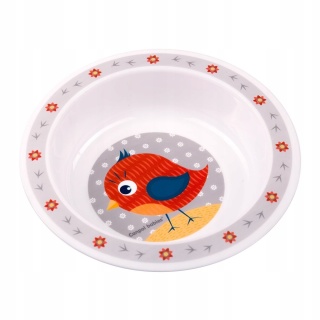 Canpol Miska plastikowa dla dziecka 270 ml Cute Animals ptaszek