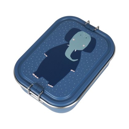 Duży stalowy lunch box - Słoń Trixie Baby