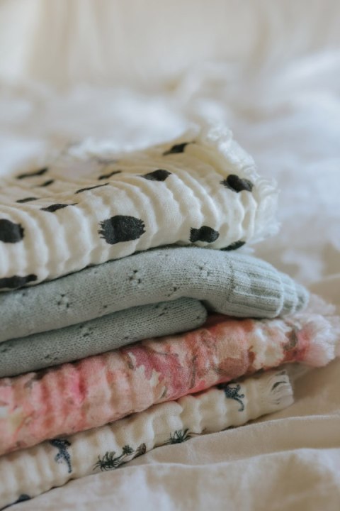 Elodie Details - Kocyk Soft Cotton Blanket - River Rose