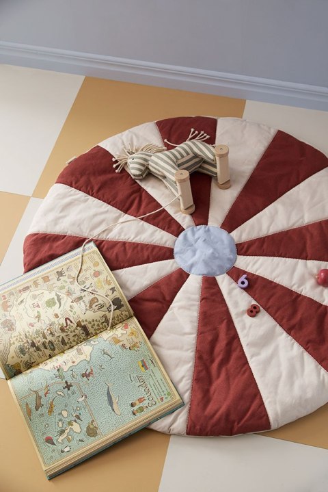 Kid's Concept - Mata do zabawy Circus, czerwona