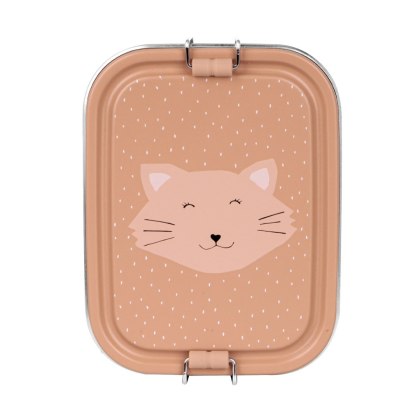 Mały stalowy lunch box - Kot Trixie Baby