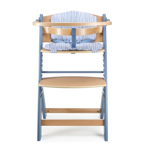 Kinderkraft Drewniane Krzesełko do karmienia ENOCK Nordic Breeze z poduszką
