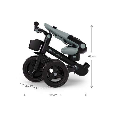 Rowerek trójkołowy 6w1 Kinderkraft AVEO 2 Plus Zielony