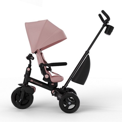 Rowerek trójkołowy 6w1 Kinderkraft AVEO 2 Plus Różowy