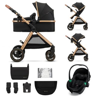 Kinderkraft Wózek wielofunkcyjny ESME 3w1 Pure Black + Mink Pro 2