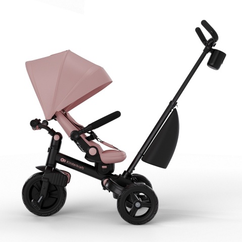 Rowerek trójkołowy 6w1 Kinderkraft AVEO 2 Plus Różowy