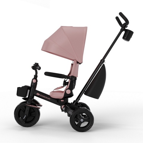 Rowerek trójkołowy 6w1 Kinderkraft AVEO 2 Plus Różowy