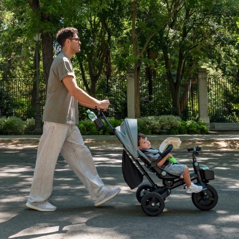 Rowerek trójkołowy 6w1 Kinderkraft AVEO 2 Plus Szary