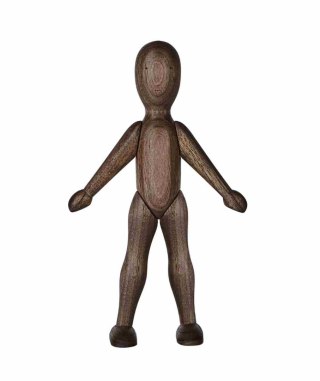 Wooden Story Drewniana Lalka Orzechowa z Sukienką