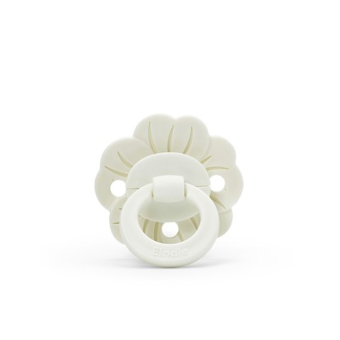 ELODIE DETAILS - smoczek lateksowy Binky Bloom 3 m+, vanilla white