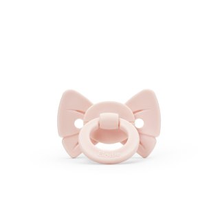 ELODIE DETAILS - smoczek silikonowy Binky Bow 0-6 m, misty pink