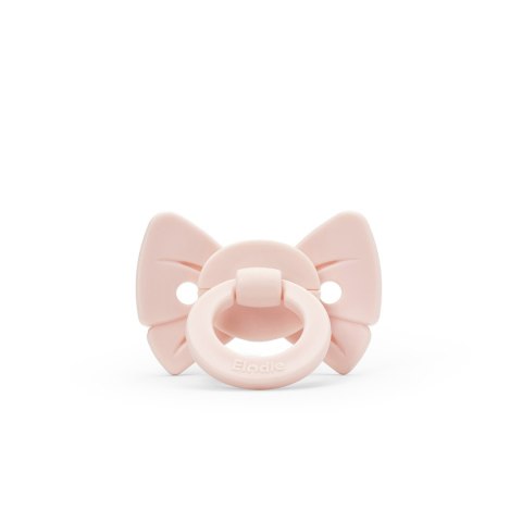 ELODIE DETAILS - smoczek silikonowy Binky Bow 0-6 m, misty pink