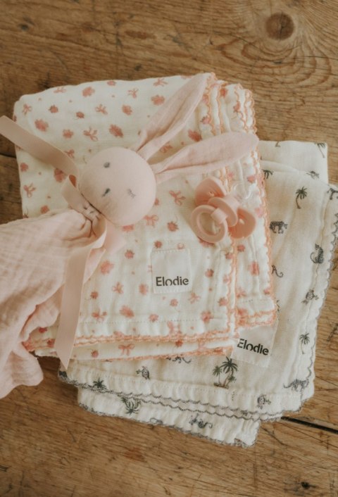 ELODIE DETAILS - smoczek silikonowy Binky Bow 0-6 m, misty pink