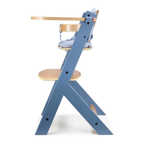 Kinderkraft Drewniane Krzesełko do karmienia ENOCK Nordic Breeze z poduszką