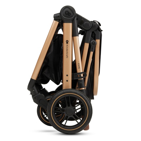 Kinderkraft Wózek wielofunkcyjny ESME 3w1 Pure Black + Mink Pro 2
