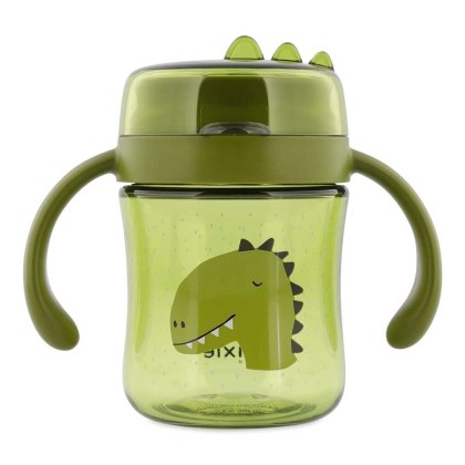 Kubek treningowy niekapek 360° z uchwytami - Dinozaur Trixie Baby