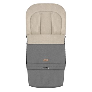 Śpiworek niemowlęcy wełniany regulowany 0-36m Zaffiro SleepGrow Scandi jasny szary