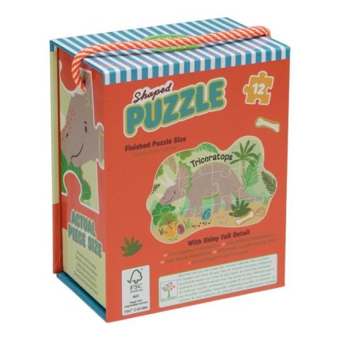 Floss & Rock Puzzle 12 elementów - Dinozaury