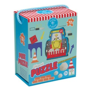Floss & Rock Puzzle 12 elementów - Na Budowie