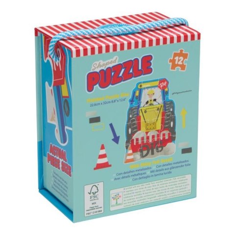 Floss & Rock Puzzle 12 elementów - Na Budowie