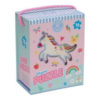 Floss & Rock Puzzle 12 elementów - Tęczowe Wróżki