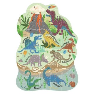 Puzzle 120 elementów - Dinozaury Floss & Rock
