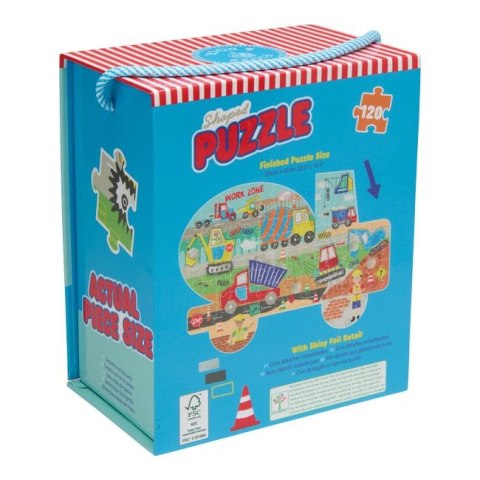 Puzzle 120 elementów - Na Budowie Floss & Rock
