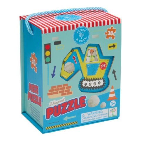 Floss & Rock Puzzle 30 elementów - Na budowie