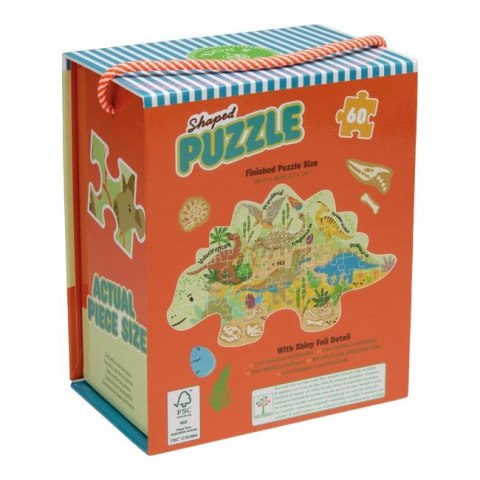 Puzzle 60 elementów - Dinozaury Floss & Rock